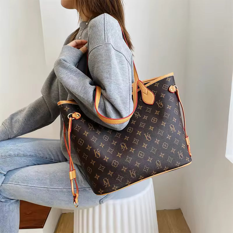 Louis Vuitton Pallas Tote Monogram Canvas with Leather