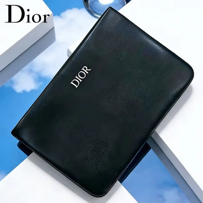 Dior’s Bag Unique Black Leather Handbag With Brand Logo Luxury Style Elegant Avant-Garde Matching For Daily Fashion Dinner Outin
